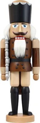 Produktbild von König lasiert braun (38cm) Nussknacker von Seiffener Volkskunst