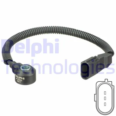 Produktbild von DELPHI Klopfsensor AS10243 für VW Passat Variant (3C5)