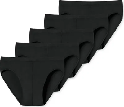 Produktbild von UNCOVER by SCHIESSER Herren Slips, 5er Pack - Supermini, Single Jersey, einfarbig Schwarz M