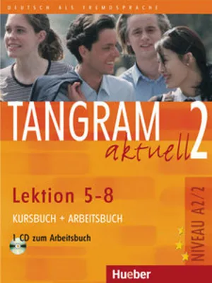 Obrázek produktu pro Tangram aktuell 2 - Lektion 5-8. Kursbuch und Arbeitsbuch mit CD zum Arbeitsbuch