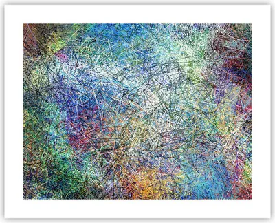 Produktbild von Poster - Poster ohne Rahmen - Abstraktion modern - 50x40 cm - Wand Bild - Wanddeko - Wandbilder - Kunstposter - Wandposter - Bilder - Kunstdruck - Wanddekoration - Wandbild - P2XAA50x40-3668