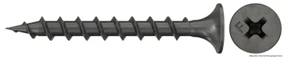 Produktbild von fischer Schnellbauschraube 3,5 x 45 mm, Trompetenkopf, phosphatiert, Grobgewinde, Kreuzschlitz PH, Gegurtet, 1000 Stück