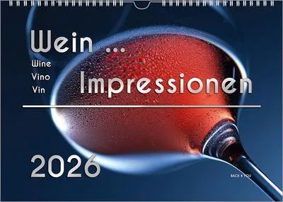 Produktbild von Bach Jr., P: Weinkalender 2026, DIN A4 - ein Fotokalender