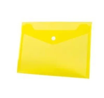 Image de Enveloppe clipsable A4 PP jaune (12 pièc.) BT611-Y