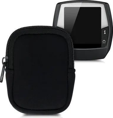 Produktbild von kwmobile Tasche kompatibel mit Bosch Intuvia - E-Bike Computer Neopren Hülle - Schutztasche Schwarz