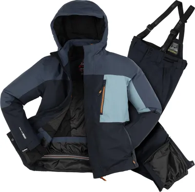 Produktbild von killtec Skianzug Jungen wasserdicht 10.000 mm, Größe 164, Blau schwarz Skihose Skijacke