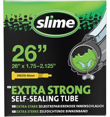 Produktbild von Slime 802731, Presta-Ventil, 26", 47 - 57 mm, 4,8 cm, 3 mm, Schwarz