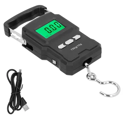 Image de Balance électronique portable pour valises, capacité de 75 kg