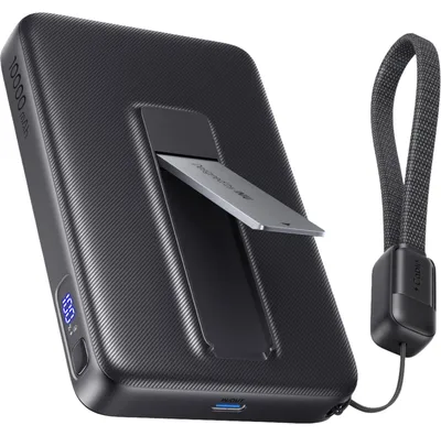 Image de PB MagPro Neo Stand 10000mAh 22.5W QI2 USBC + Cbl C/C Noir