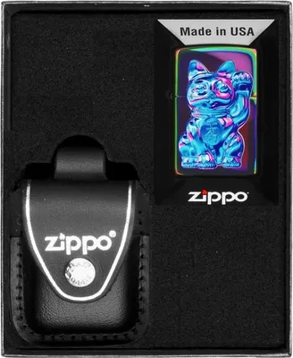 Produktbild von ZIPPO Feuerzeug-Set LUCKY CAT DESIGN Geschenk No3