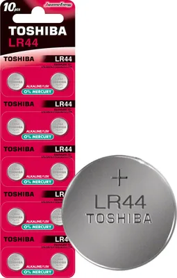 Obrázok produktu pre Alkalická batéria TOSHIBA LR44 Blister 10 kusov