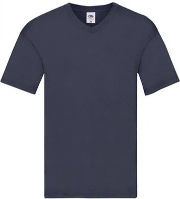 Immagine prodotto di Fruit of the Loom 61-426-0 | T originale da uomo con scollo a V - Colore: Navy - Taglia: XL