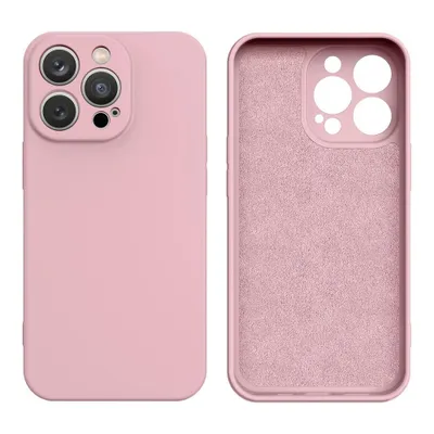Produktbild von Hellrosa Silikonhülle für iPhone 14 – Komfort & Schutz KP24980