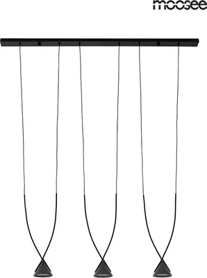 Obrázok produktu pre Závesná lampa Atlas 3 čierna