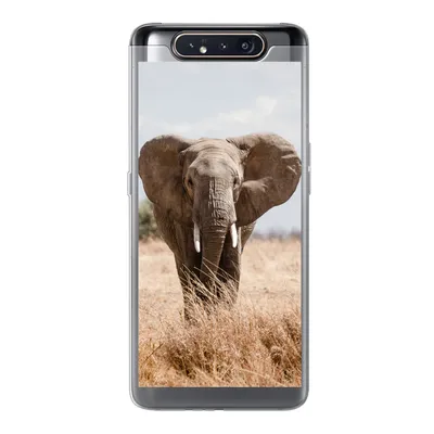 Produktbild von MuchoWow® Handyhülle Schutzhülle Hülle für Samsung Galaxy A80 Elefant - Natur - Tiere - Porträt Silikon Softcase Handy Hülle - Schutzdeckel