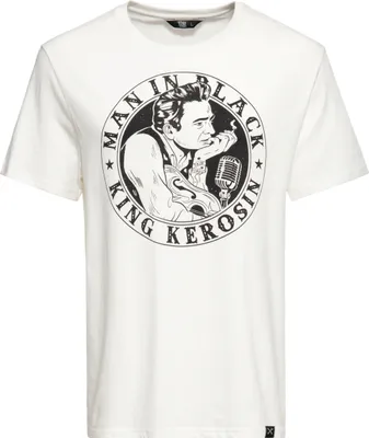 Produktbild von King Kerosin T-Shirt - Man In Black Weiß XL