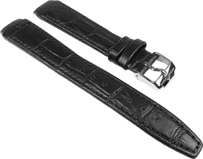 Produktbild von Jacques Lemans Divine Ersatzband Uhrenarmband Leder Band für 1-1425, Farbe:schwarz