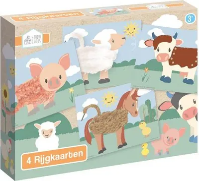 Produktbild von Studio Circus Fädelkarten Bauernhof Lernspielzeug Motorik