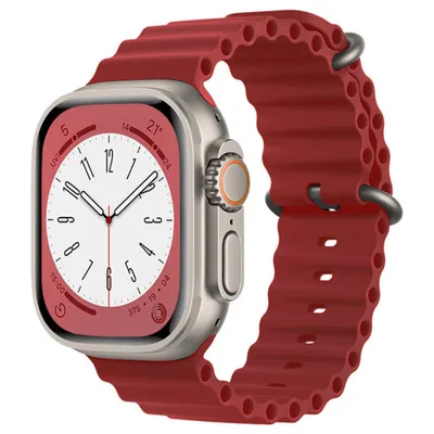 Obrázek produktu pro Řemínek (W038) - Apple Watch 1/2/3/4/5/6/7/8/SE/SE 2 (38/40/41mm) - Wine Red