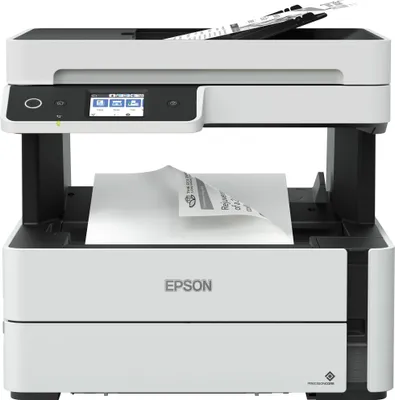 Image de Imprimante multifonctionnelle à jet d'encre monochrome CISS Epson EcoTank M3170, Duplex, ADF, Sans fil, Réseau, A4