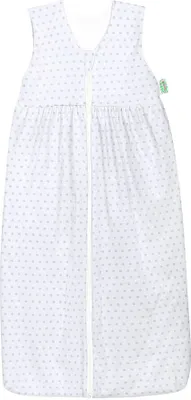 Produktbild von Odenwälder Jersey-Schlafsack Anni springing dots light silver 70