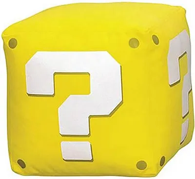 Obrázok produktu pre Plyšová figúrka Super Mario – Otáznik, 12 cm