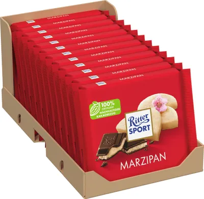 Produktbild von Ritter Sport Marzipan 12 x 100g