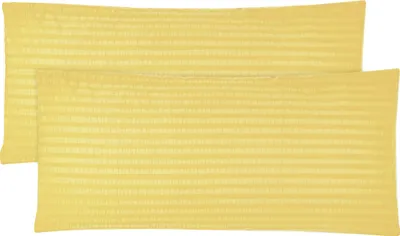 Produktbild von 2er Set Kissenbezüge mit HV20 100% Baumwolle, 40x80 cm in gelb