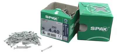 Immagine prodotto di SPAX® 1191010400403 SPAX® Universalschrauben T20 Senkkopf WIROX 1191010400403 4 mm x 40 mm, 200 St.