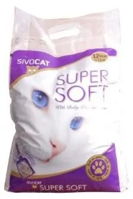 Productafbeelding van Sivocat Supersoft kattenbakvulling 12 L