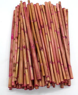 Bambusrohr 30cm 1 Paket - ca. 100 Stk pink