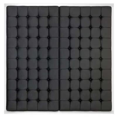 Produktbild von Casa Padrino Luxus Hotel Bett-Kopfteil Schwarz 180 x H. 180 cm - Designer Schlafzimmermöbel