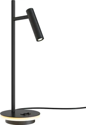 Immagine prodotto di Lampada da tavolo LED moderna ESTUDO nera 9W, bianco caldo 589 lm, metallo, dimensioni: 45,5 x 15 x 45,5 cm, IP20, Maytoni