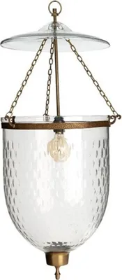Produktbild von Casa Padrino Luxus Laterne - Luxus Antik Messing Hängeleuchte Durchmesser 36 x H 89 cm