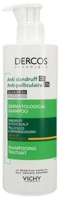 Immagine prodotto di Vichy Dercos Shampoo antiforfora capelli secchi Shampoo dermatologico rinforzante antiforfora per capelli secchi e colorati 390 ml