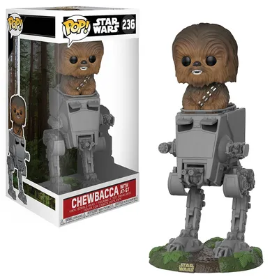 Produktbild von Funko POP! Star Wars - Chewbacca in AT-ST #27023