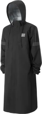 Produktbild von ROCKBROS Regenjacke Herren Damen Wasserdicht Atmungsaktiv Mit Kapuze Für Pendeln Wandern Camping Alltag Schwarz