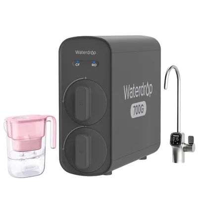 Produktbild von Waterdrop G5P700 Umkehrosmoseanlage, 700 GPD, mit einer zusätzlichen WD-PT-05P Wasserfilterkanne