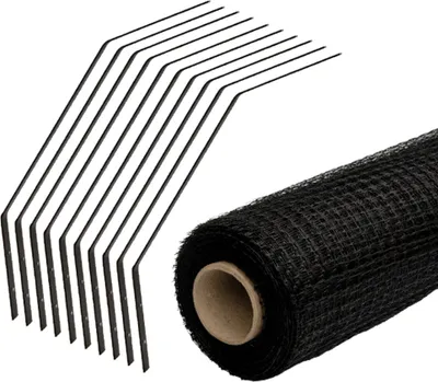 Produktbild von HGMD Katzennetz 1 x 20 Meter einschließlich Aufhängebügeln