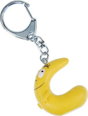 Produktbild von C Barbapapa Schlüsselanhänger Miniblings Anhänger Buchstabe Initiale gelb