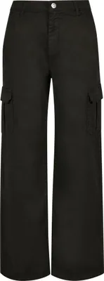 Produktbild von Urban Classics Ladies - High Waist Straight Cargo Hose - W34