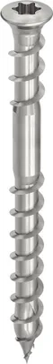 Produktbild von HECO-TOPIX-plus A2 5 x 60, Terrassenschraube, Linsenkopf, HECO-Drive, HD-20, Unterkopfgewinde, 200 Stück