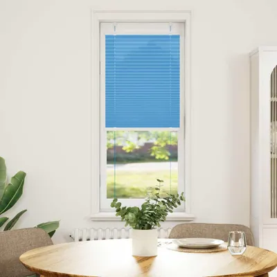 Image de vidaXL Plissé bleu 50x150 cm Largeur du tissu 49,4 cm Polyester