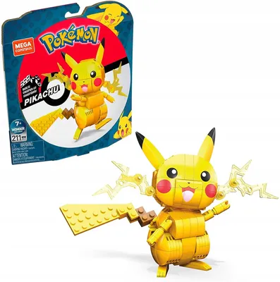 Produktbild von Mega Construx Pokemon Pikachu Konstruktionsspielzeug Bausatz
