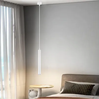 Obrázek produktu pro LED závěsné svítidlo, výška nastavitelná do 200 cm, hliník, bílá barva