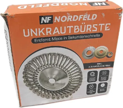 Produktbild von NORDFELD Profi Unkrautbürste Freischneider 25,4mm Bohrung Hochwertige Effiziente