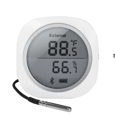 Immagine prodotto di Termometro e igrometro senza fili, connettività Bluetooth, ampio intervallo di misurazione, display digitale di facile utilizzo