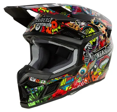 Produktbild von Oneal 3SRS Crank bunter Kinder Motocross Helm, bunt, Y/XL (54/55)