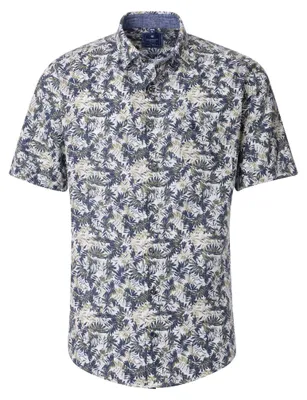 Produktbild von Redmond - Comfort Fit - Herren Freizeithemd Kurzarm (251145999), Größe:6XL, Farbe:Grün(60)