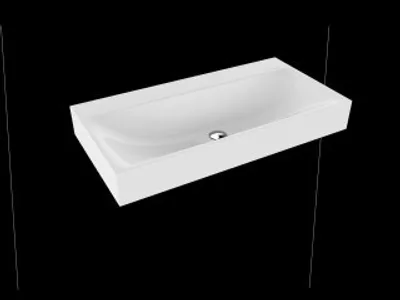 Produktbild von Kaldewei 904407193676 Wand-WT SILENIO Mod.3045, 900 x 460,